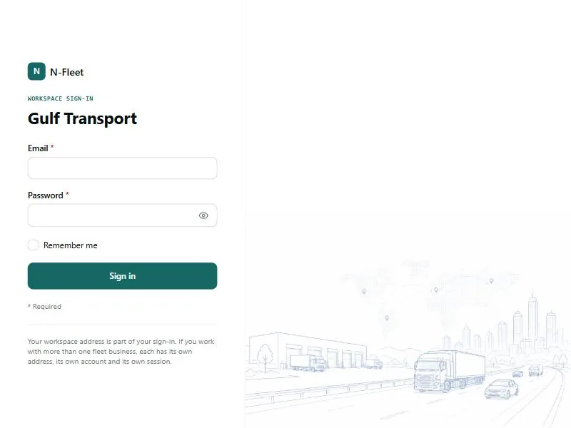 N-Fleet Rollout for a Gulf Transport Operator screen